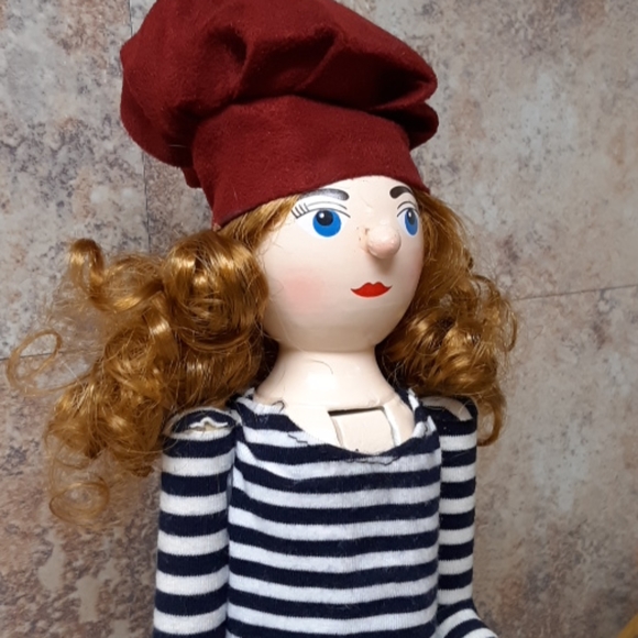 unbranded Other - Female School girl Nutcracker Christmas Wooden Doll Figure Seasonal Home Decor